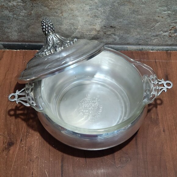 Vintage 3 Pcs Saks Fifth Avenue Anchor Hocking Fire King Covered Casserole Dish - Picture 3 of 14